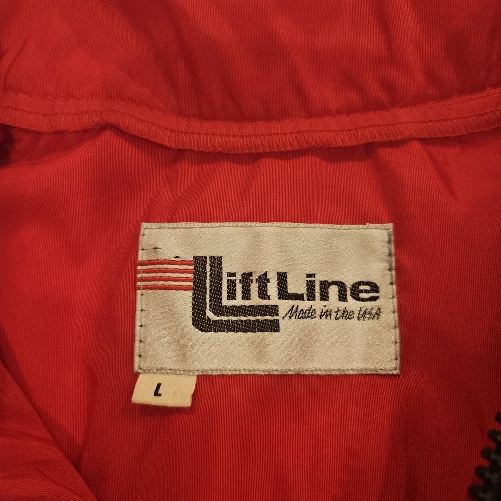 Vtg 90s Lift-Line  L Windbreaker 1/4 Zip Pullover Shell Jacket  STREETWEAR